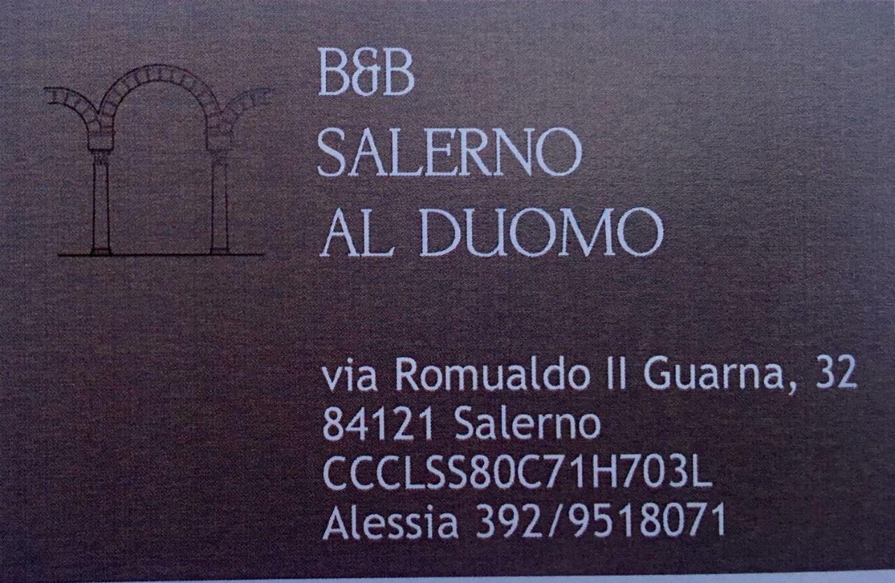 B&B Salerno Al Duomo 外观 照片